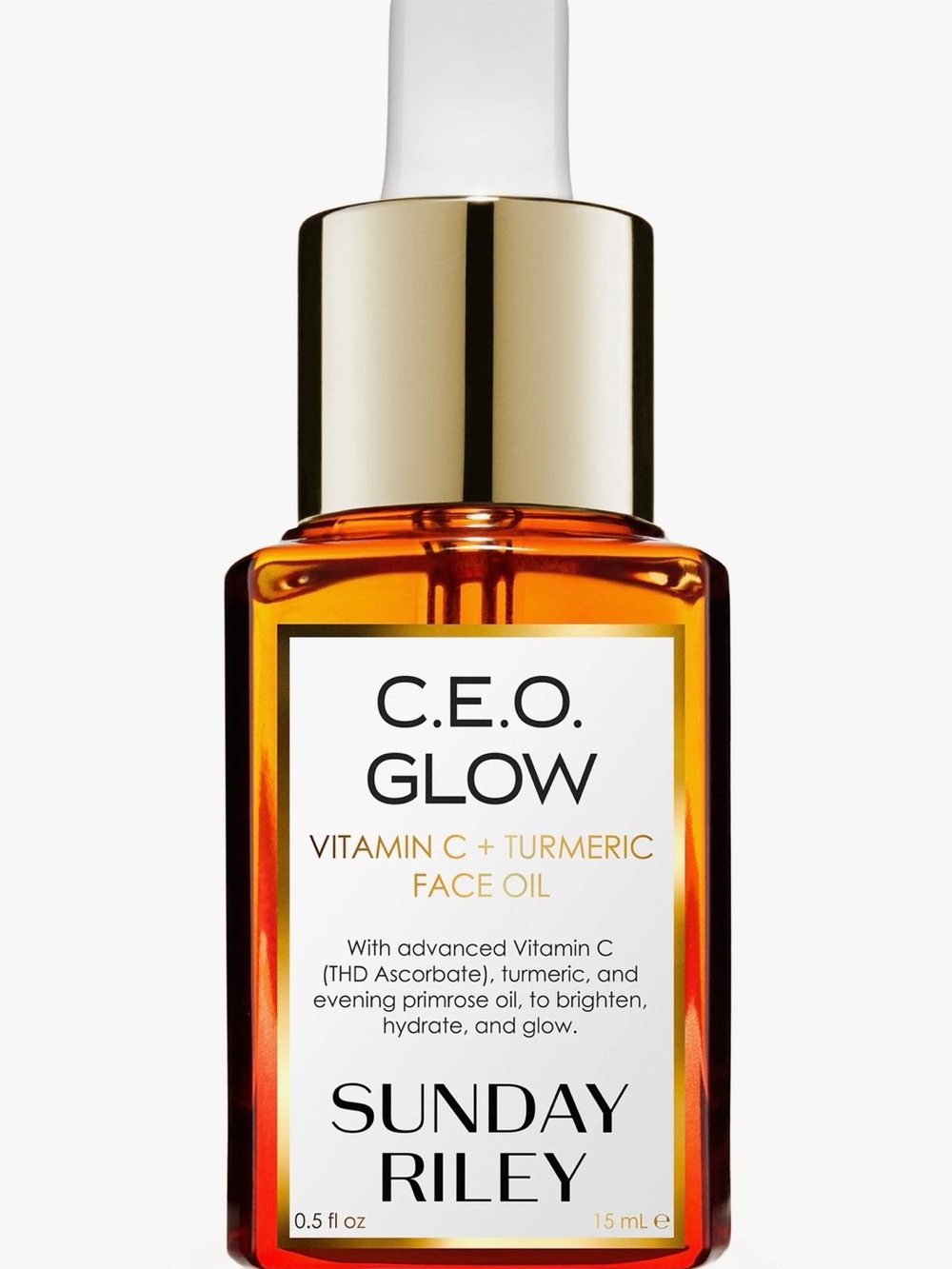 Sunday Riley C.E.O. Glow Vitamin C + Turmeric Face Oil — NEW, NEVER OPENED
